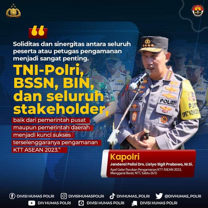 TNI dan POLRI KTT ASEAN