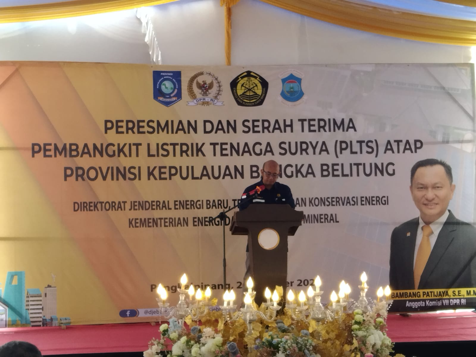 BPJ Resmikan Serah Terima PLTS Atap Di Provinsi Kepulauan Bangka Belitung