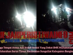 Judi Kodok-kodok Jln.Pramuka, Dekat SMK Muhamadiyah, Kel.Surya Timur Sampai Larut Malam Tekesan Luput dari Pantauan APH