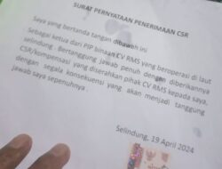 PIP Diperairan Selindung 4 Sekawan Tidak Memberikan Konpensasi Ke Pihak Desa